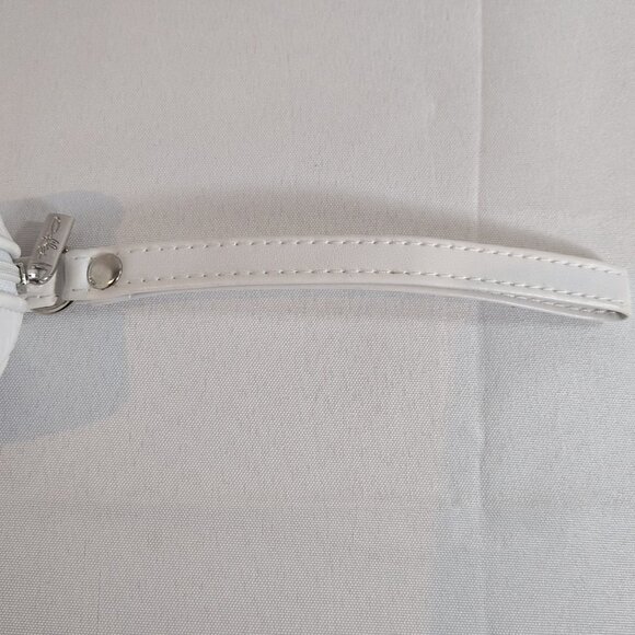 Oakley White Sunglasses Case Monogram All-Over Zip Wrist Strap Soft Shell Side - Picture 10 of 16
